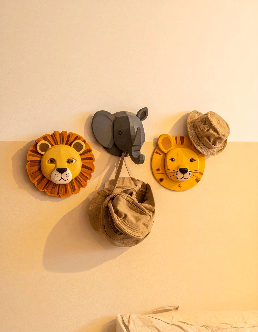 Safari Animal Wall Hooks - 25 Safari Nursery Decor Ideas for a Wild Theme