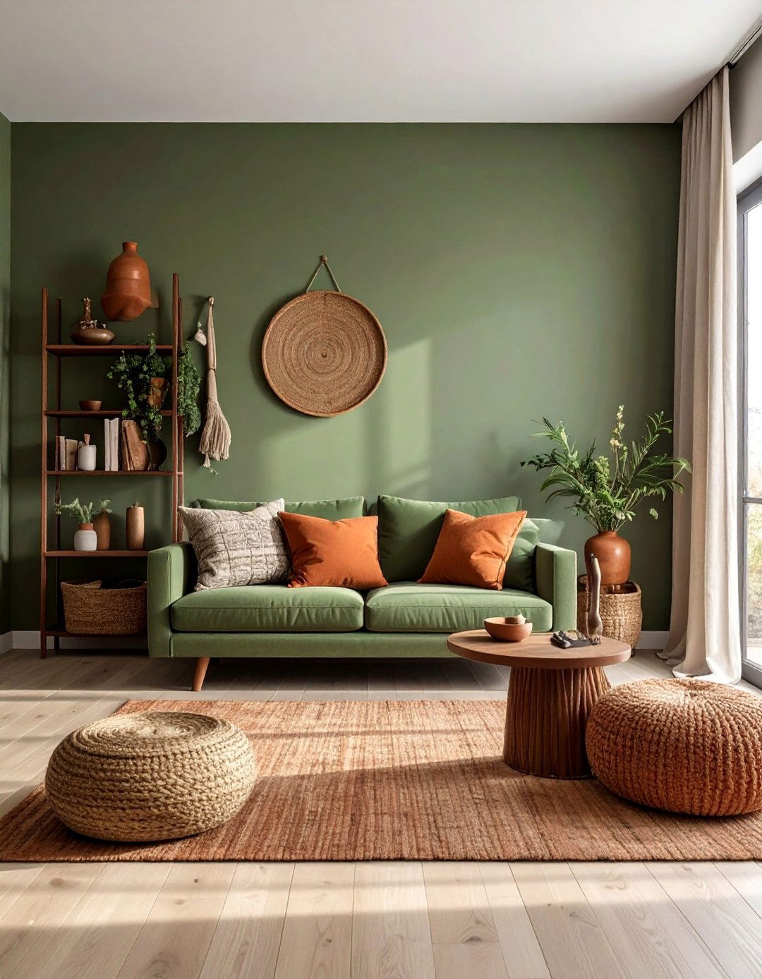 Sage Green and Terracotta for a Warm Palette - 40 Sage Green Paint Color Ideas for a Serene Home