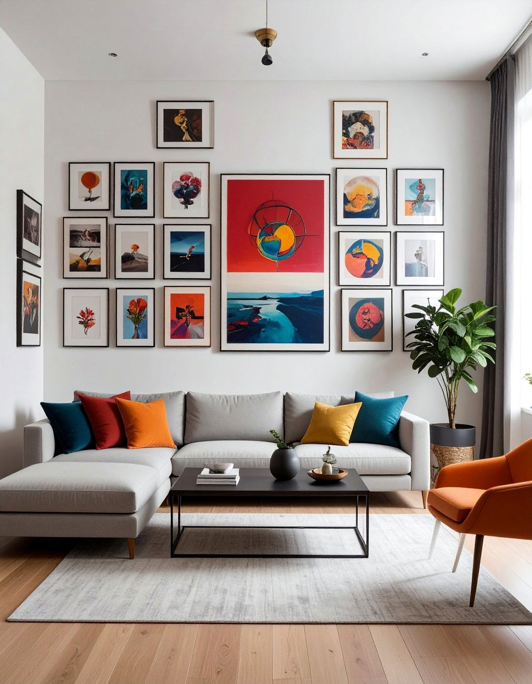 Salon Style Gallery Wall - 40 Gallery Wall Ideas to Showcase Your Style