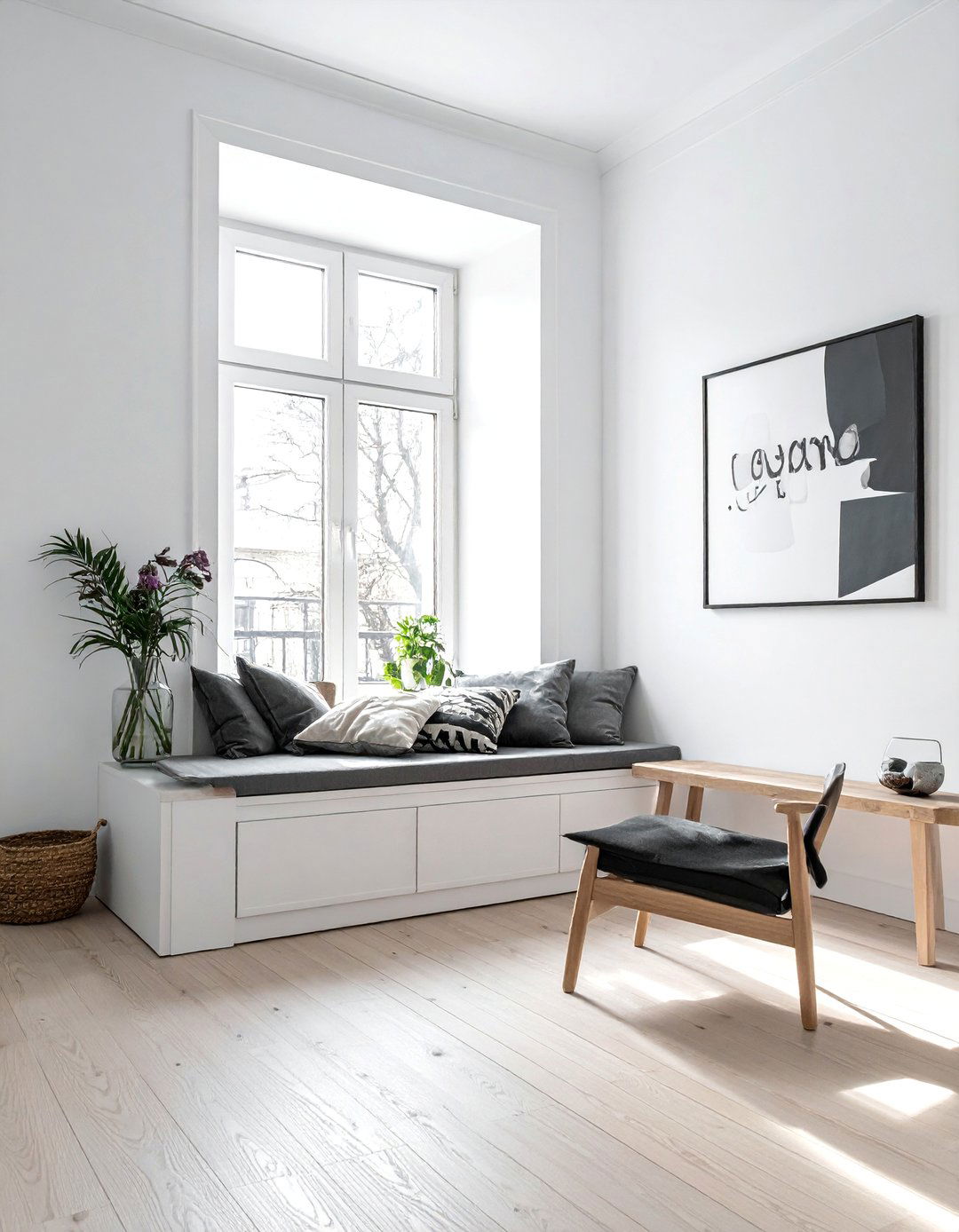 Scandinavian Simple Design - 40 Window Seat Ideas for a Cozy and Functional Space