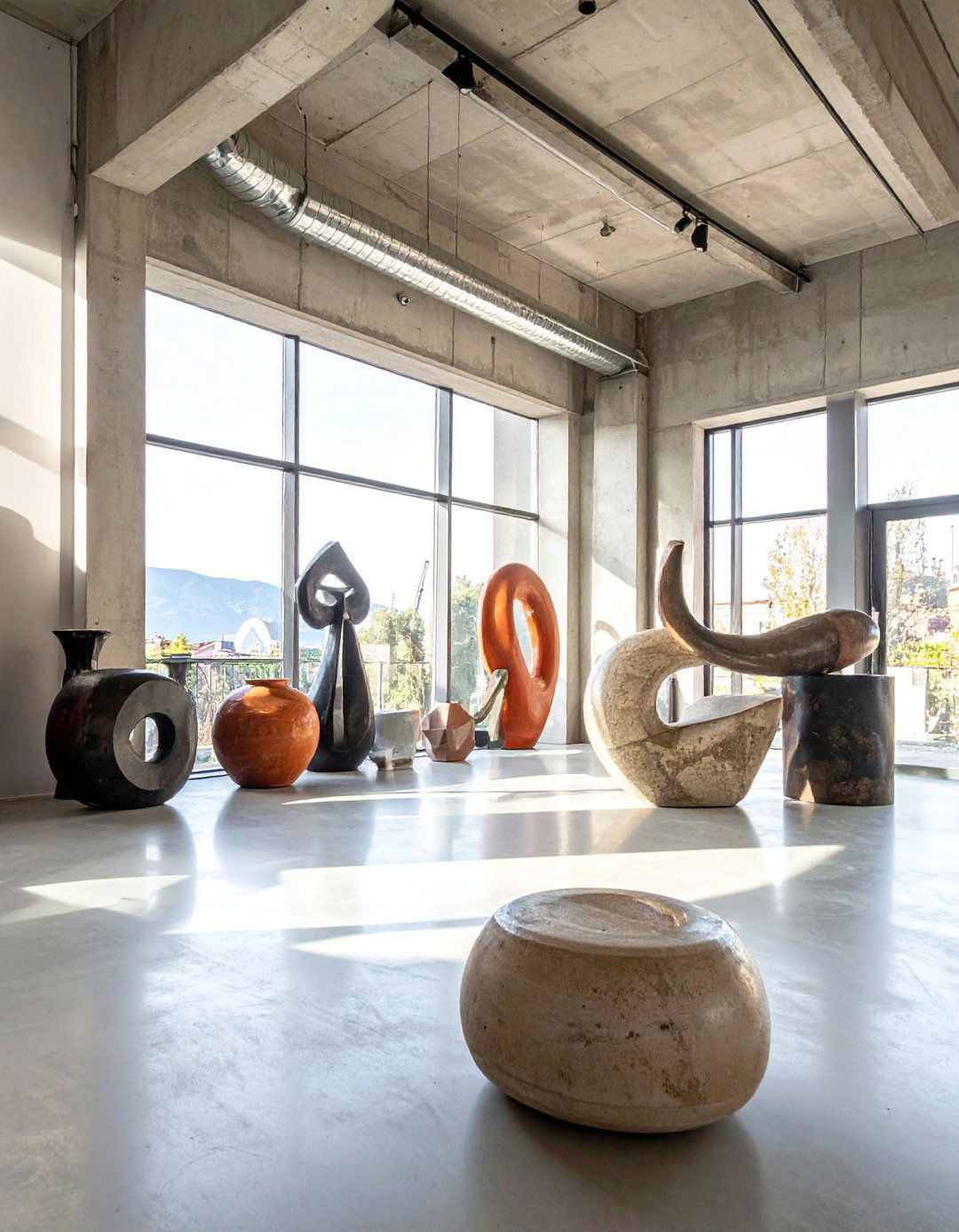 Sculptural Art Integration - 20 Brutalism Interior Design Ideas for Bold Spaces