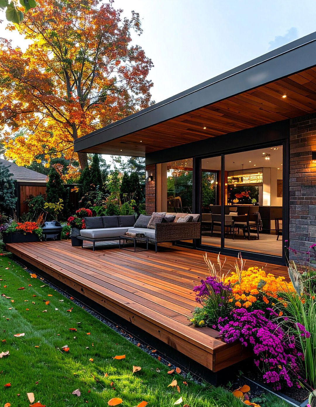 Seasonal Display Deck with Flexible Staging - 20 Floating Deck Ideas for a Modern Outdoor Living Space