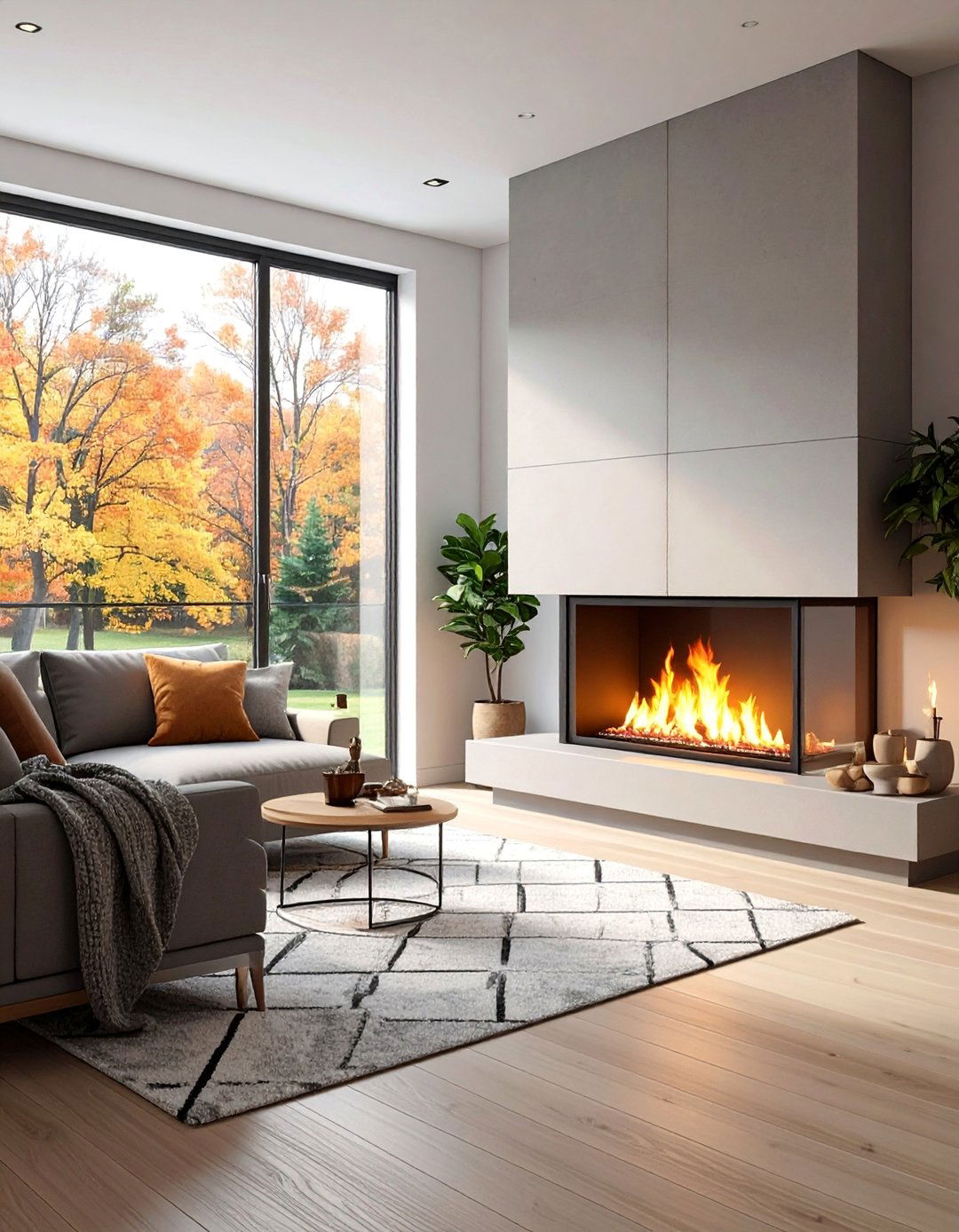 Seasonal Flexibility Features - 40 Modern Fireplace Ideas to Warm Up Your Home