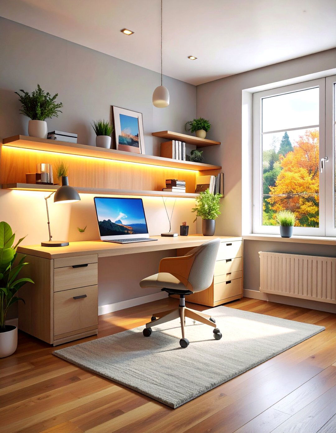 Seasonal Home Office Adaptation - 40 Bedroom Office Ideas for a Productive Space
