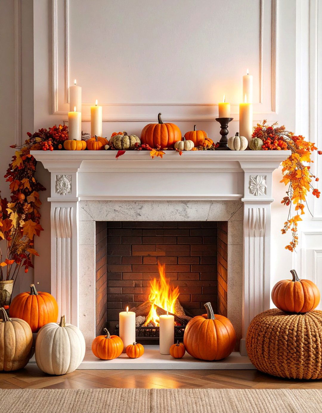 Seasonal Mantel Candle Displays - 15 Decorating With Candles Ideas for a Warm and Inviting Home