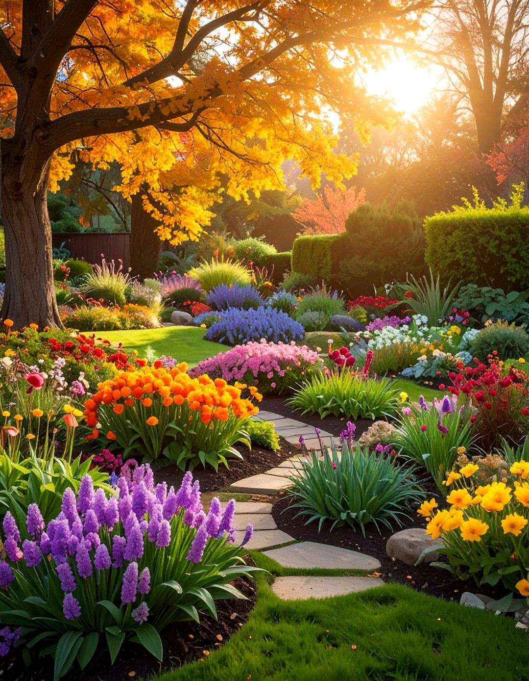 Seasonal Succession Garden - 40 English Garden Design Ideas for a Timeless Landscape