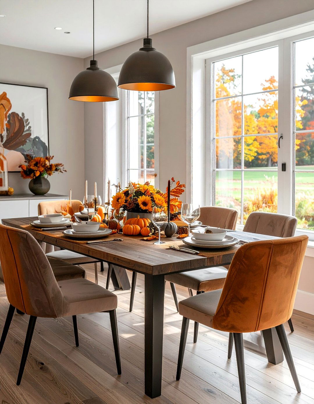 Seasonal Table Setting Displays - 40 Dining Room Decor Ideas to Elevate Your Meals