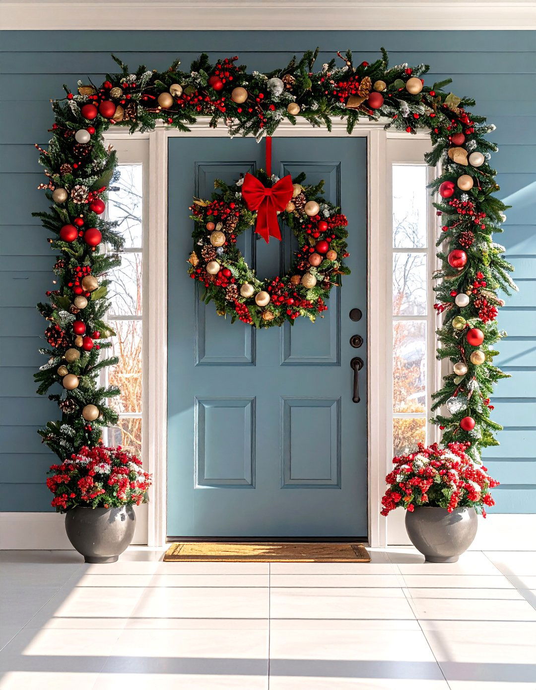 Seasonal Wreath Display - 50 Foyer Decor Ideas to Make a Grand First Impression