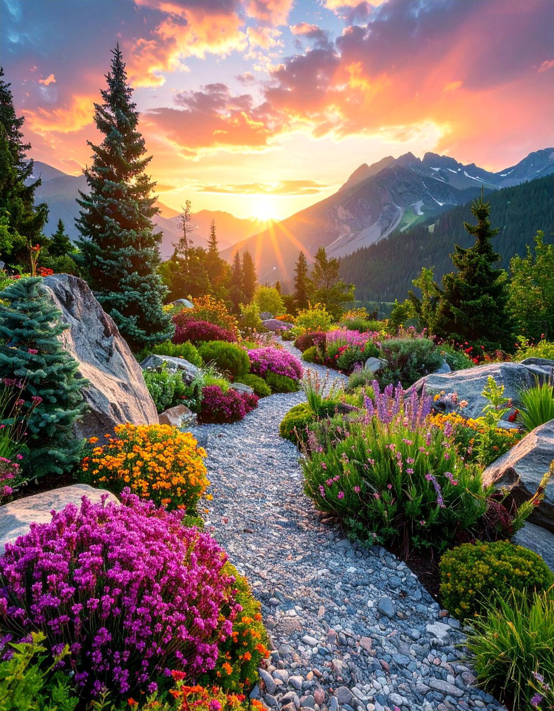 Secret Alpine Rock Garden - 35 Secret Garden Ideas for a Hidden Outdoor Retreat