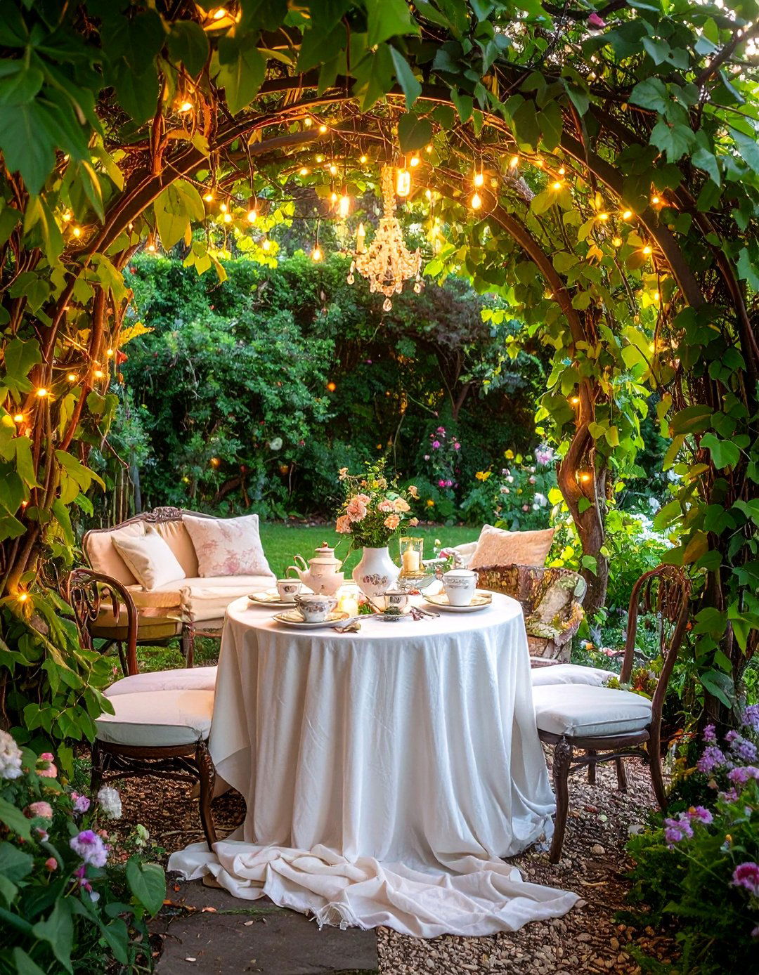 Secret Garden Tea Party - 30 Garden Party Ideas for a Memorable Outdoor Event
