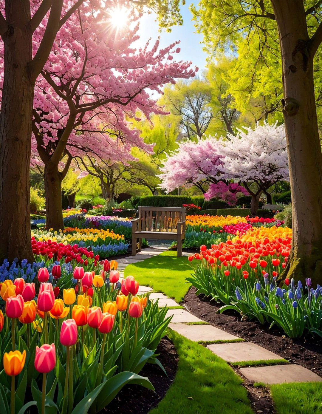 Secret Spring Bulb Garden - 35 Secret Garden Ideas for a Hidden Outdoor Retreat