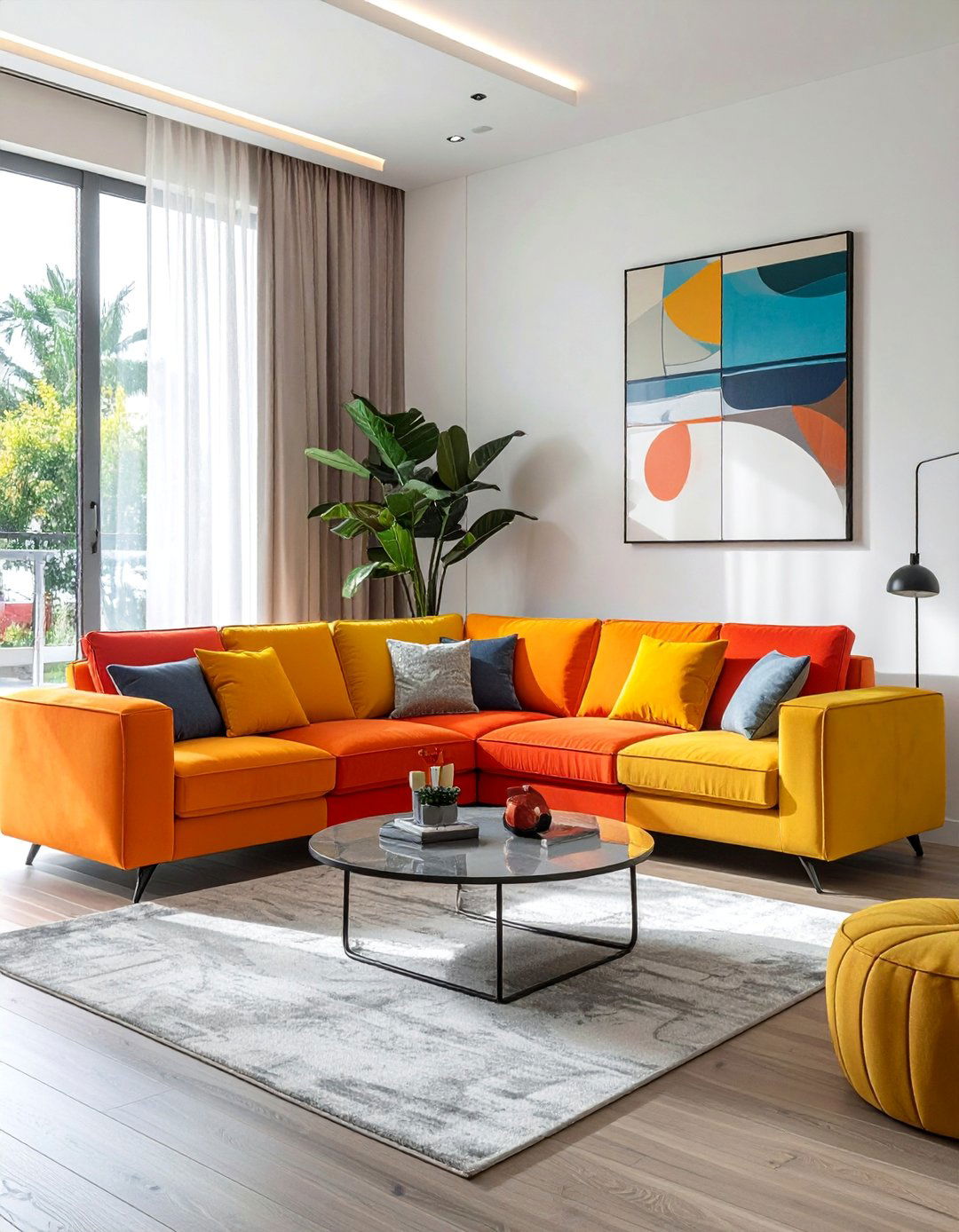 Sectional Future Flexibility - 30 Small Living Room Sectional Layout Ideas