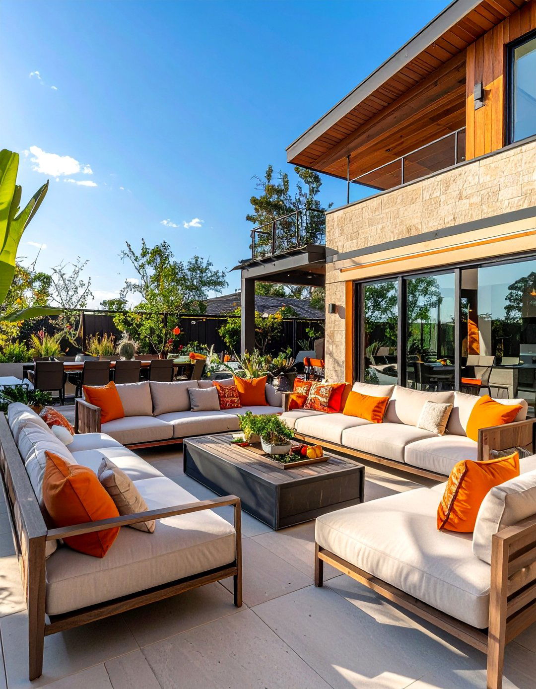 Sectional Modularity - 40 Cozy Outdoor Seating Ideas for Your Backyard