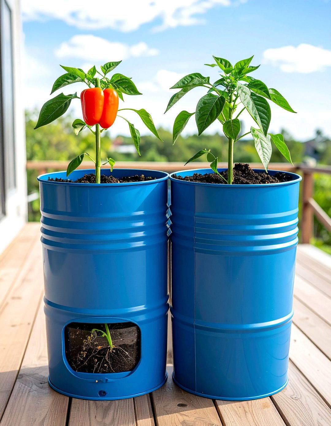 Self Watering Wicking Bucket System - 20 Bucket Garden Ideas for Creative Small Spaces