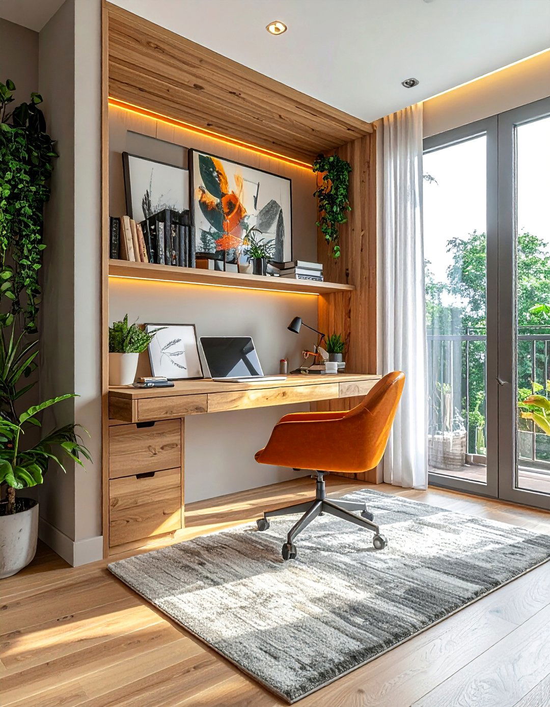 Set Up a Compact Home Office Corner - 40 Home Decor Ideas to Refresh Your Living Space