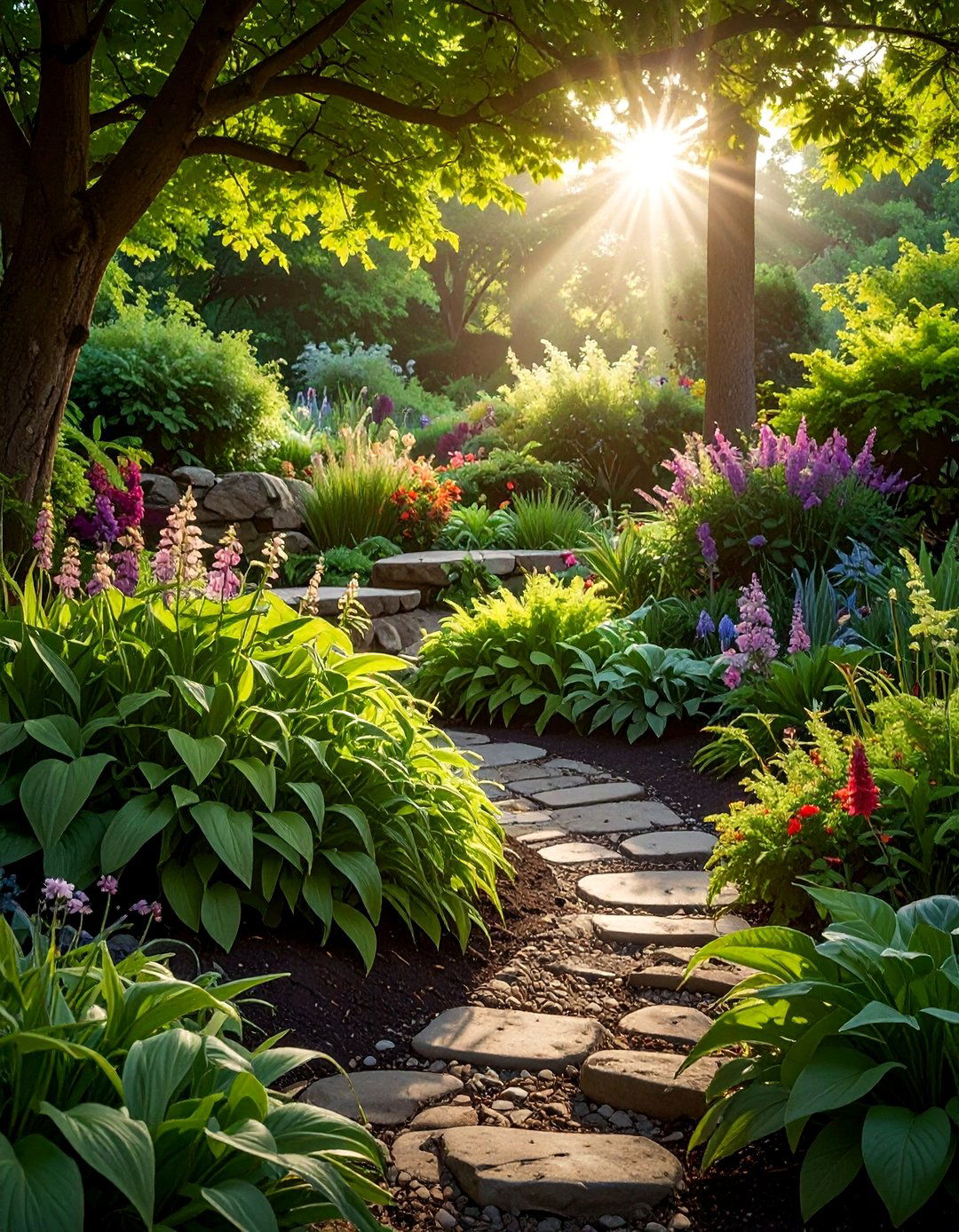 Shade Perennial Sanctuary - 40 English Garden Design Ideas for a Timeless Landscape