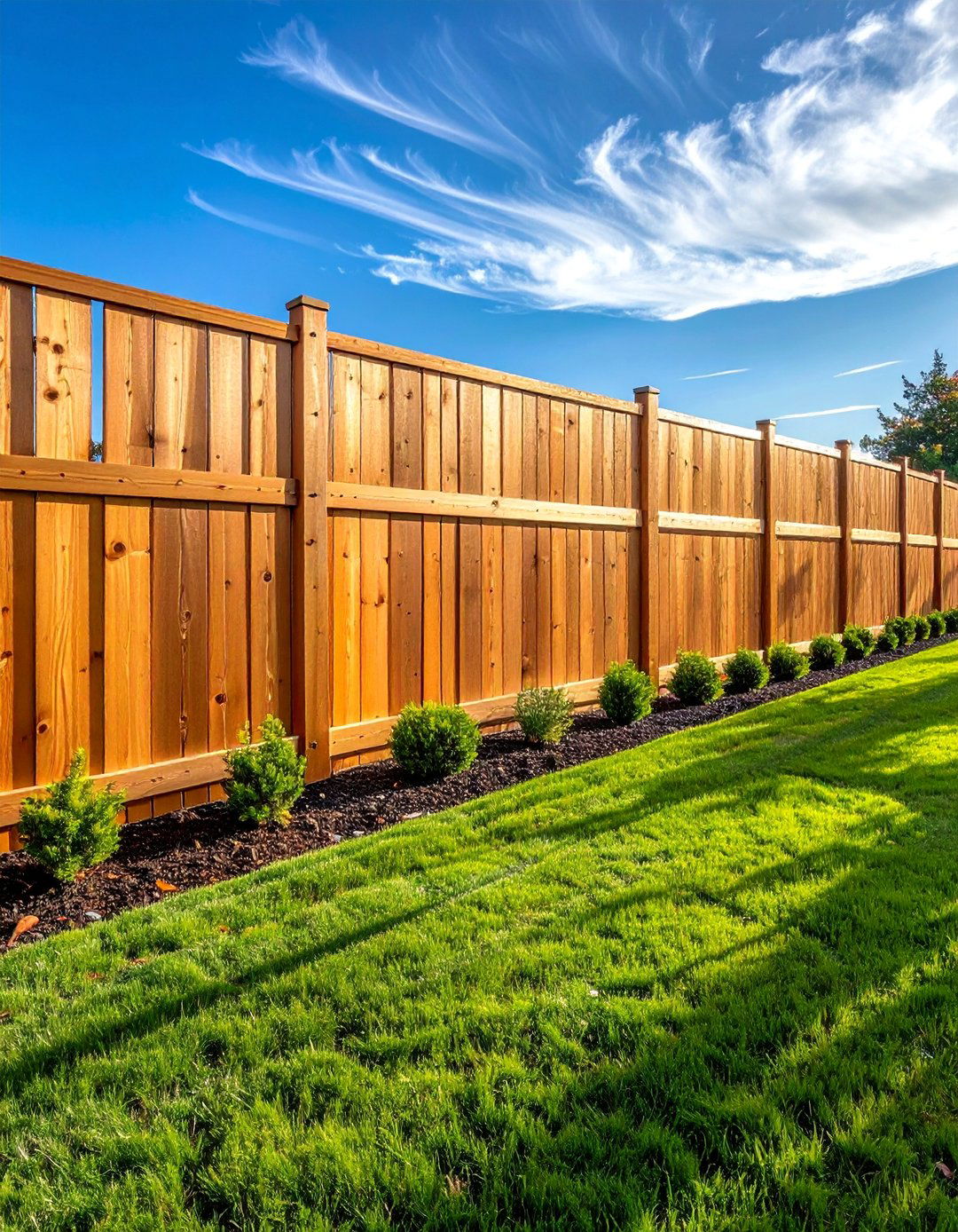 Shadow Box Wood Fence - 25 Decorative Fence Ideas to Enhance Your Outdoor Space