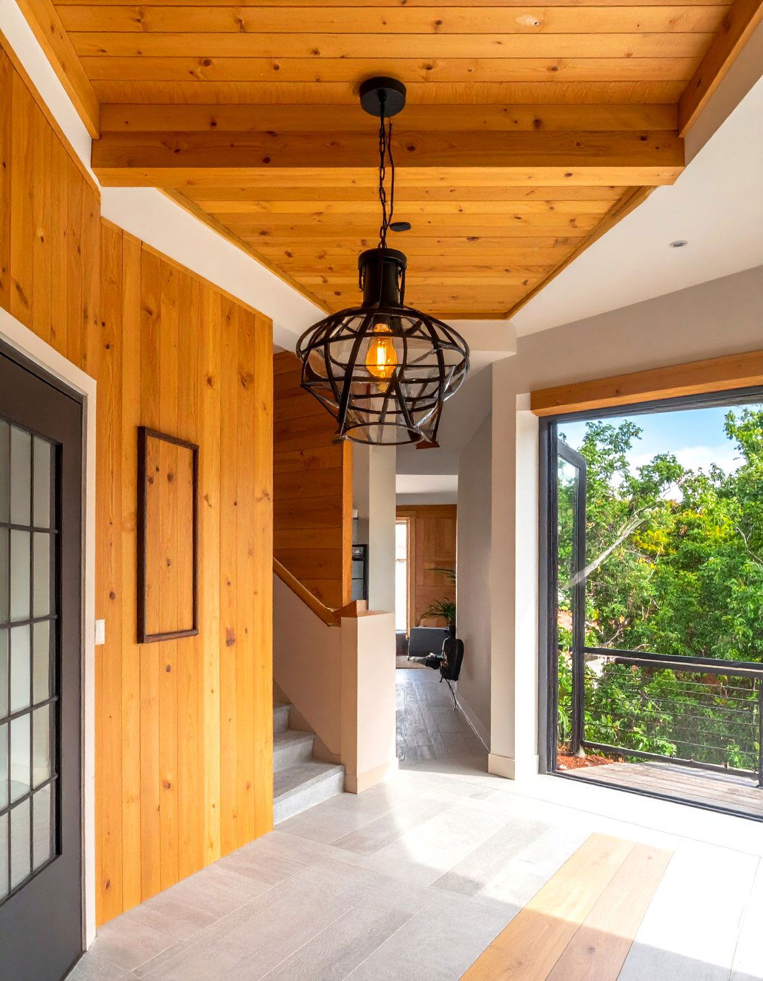 Shiplap Entryway Ceiling Application - 25 Shiplap Wall Entryway Ideas to Welcome Guests