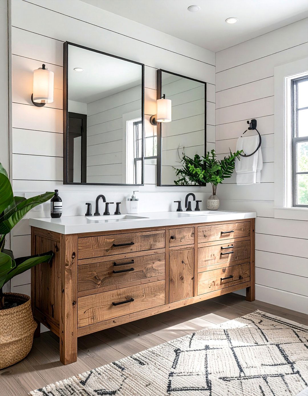 Shiplap Powder Room Wainscoting - 25 Powder Room Wainscoting Ideas for a Stylish Bathroom