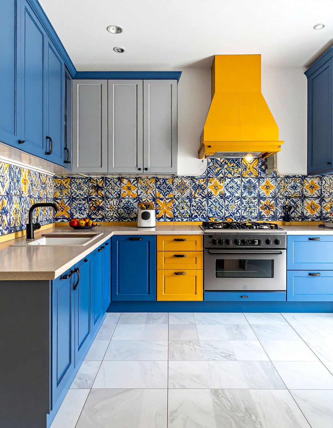 Sicilian Tile Kitchen Backsplash - 20 Italian Interior Design Ideas for a Timeless Home