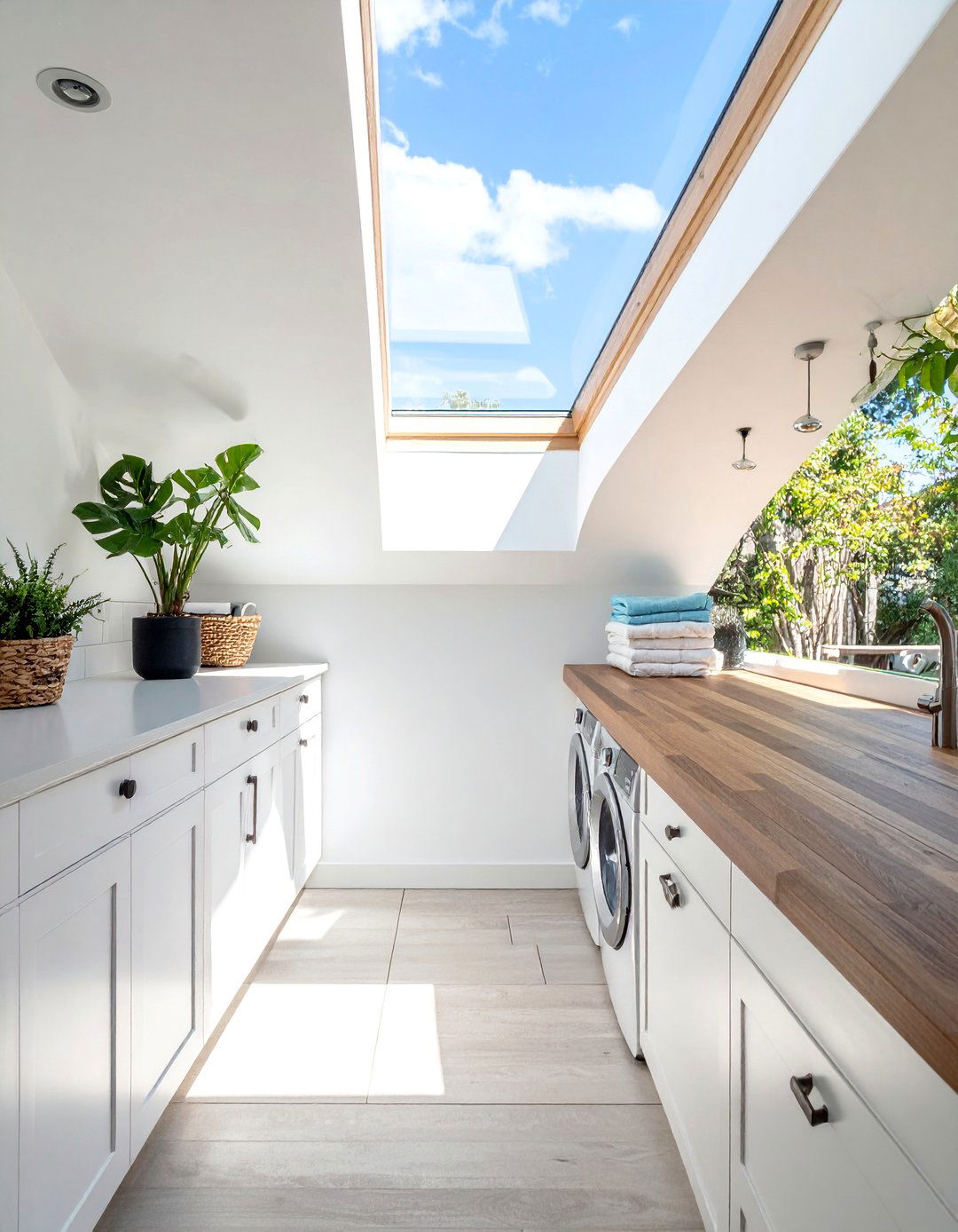 Skylight for Abundant Natural Light - 30 Luxury Modern Laundry Room Ideas for Stylish Homes