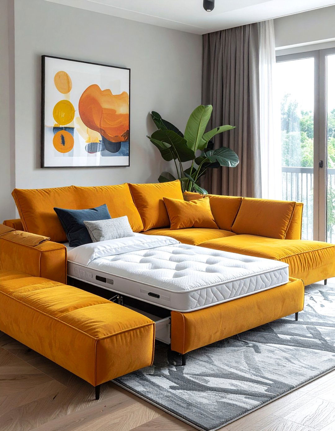 Sleeper Sectional Dual Purpose - 30 Small Living Room Sectional Layout Ideas