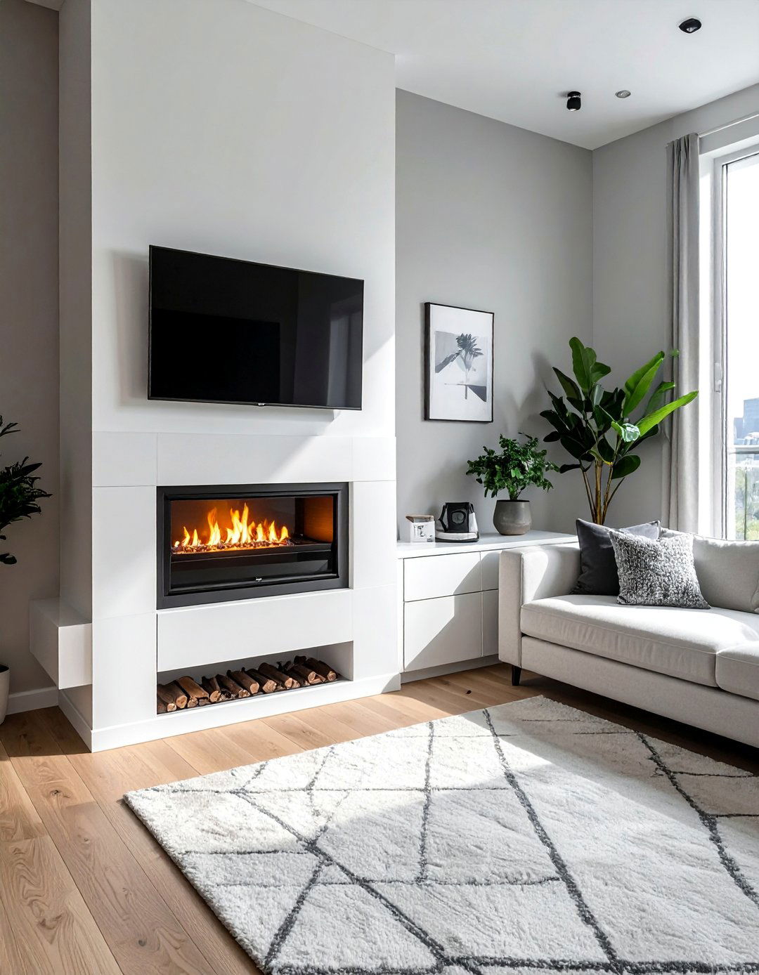 Small Electric Corner Fireplace Console - 25 Corner Fireplace Ideas to Cozy Up Your Living Space