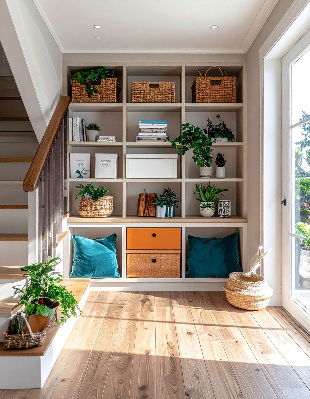 Smart Storage Integration - 50 Foyer Decor Ideas to Make a Grand First Impression