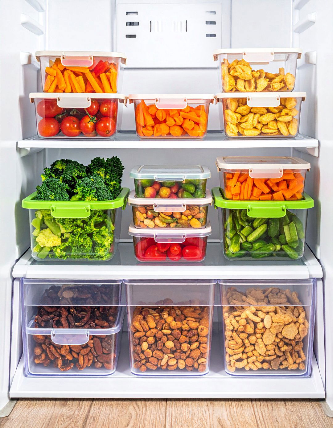 Snack Zone Creation - 20 Refrigerator Organization Ideas for a Tidy Kitchen