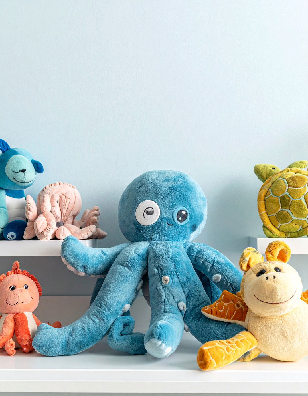 Soft Marine Animal Plush Toys - 20 Ocean-themed Nursery Ideas for a Calm and Serene Space