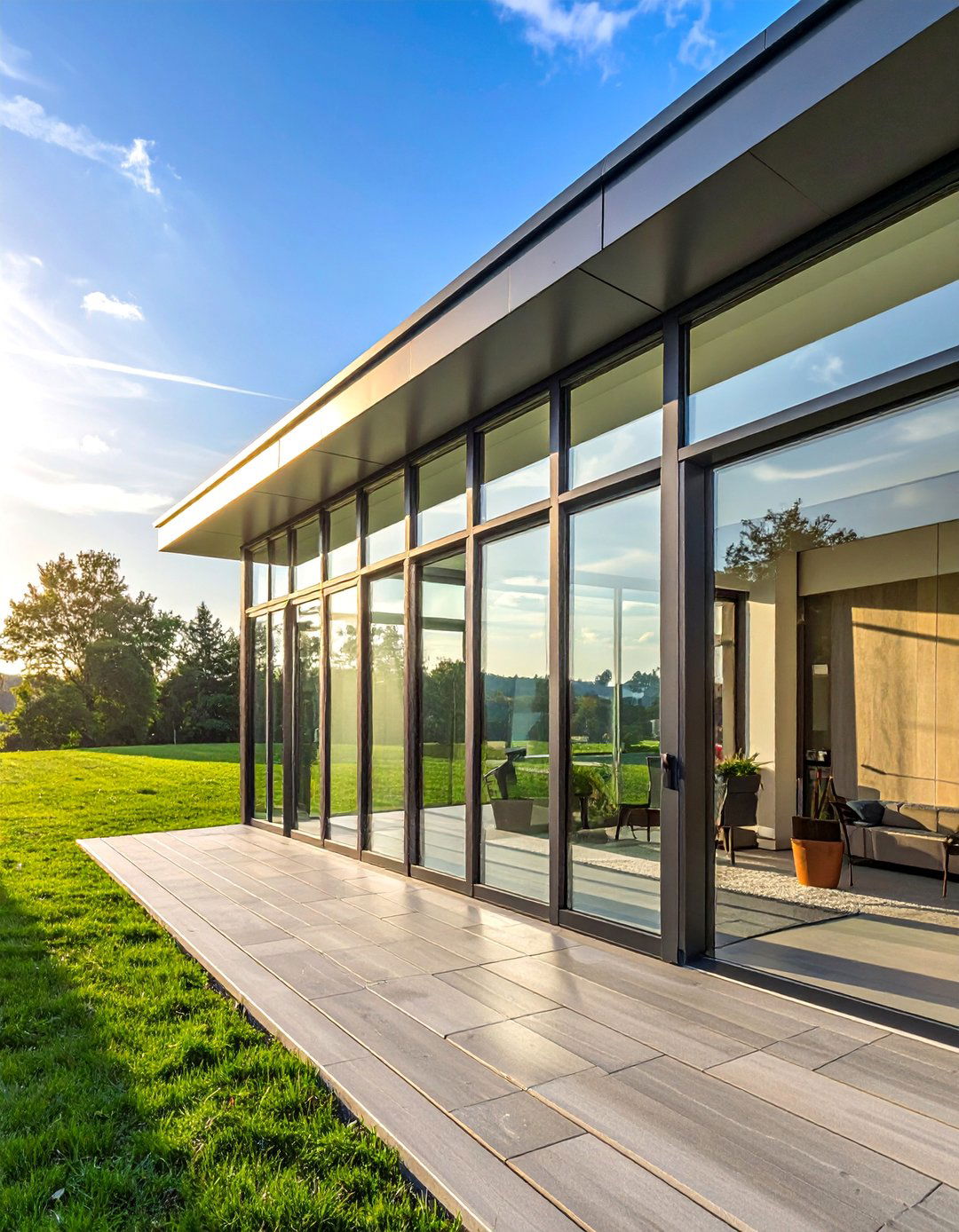 Solar Control Glass System - 40 Glass Porch Design Ideas to Brighten Your Home