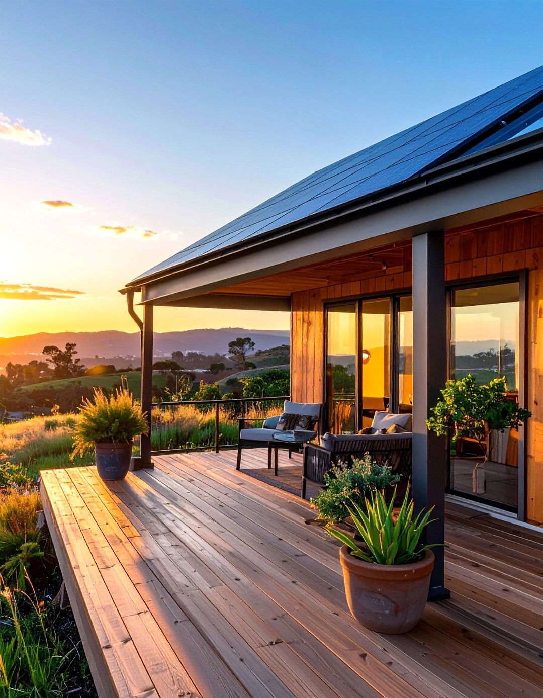 Solar Ready Metal Roof Porch Design - 30 Metal Roof Porch Design Ideas for Durability