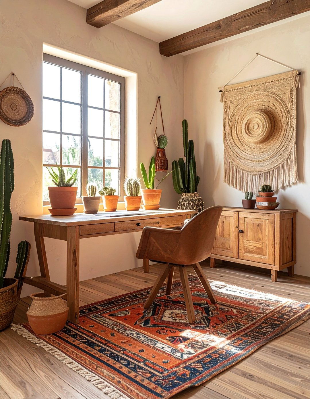 Southwestern Desert Eclectic Home Office - 25 Eclectic Home Office Ideas for Creative Workspaces