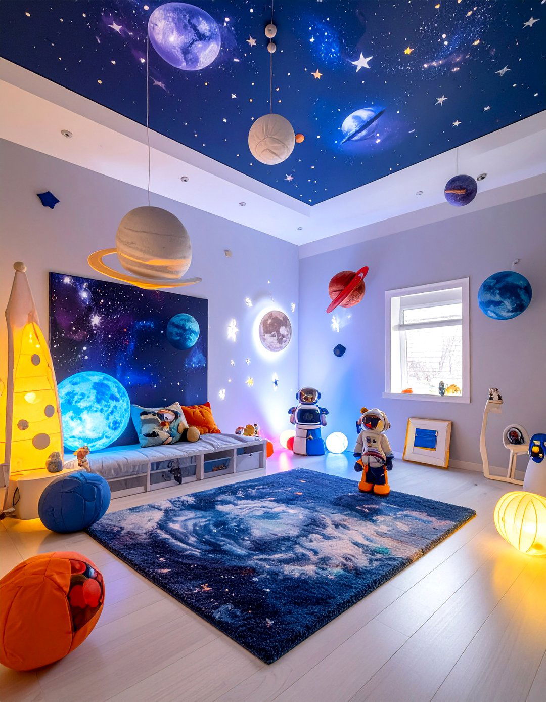 Space Exploration Command - 40 Fun and Functional Playroom Ideas for Kids