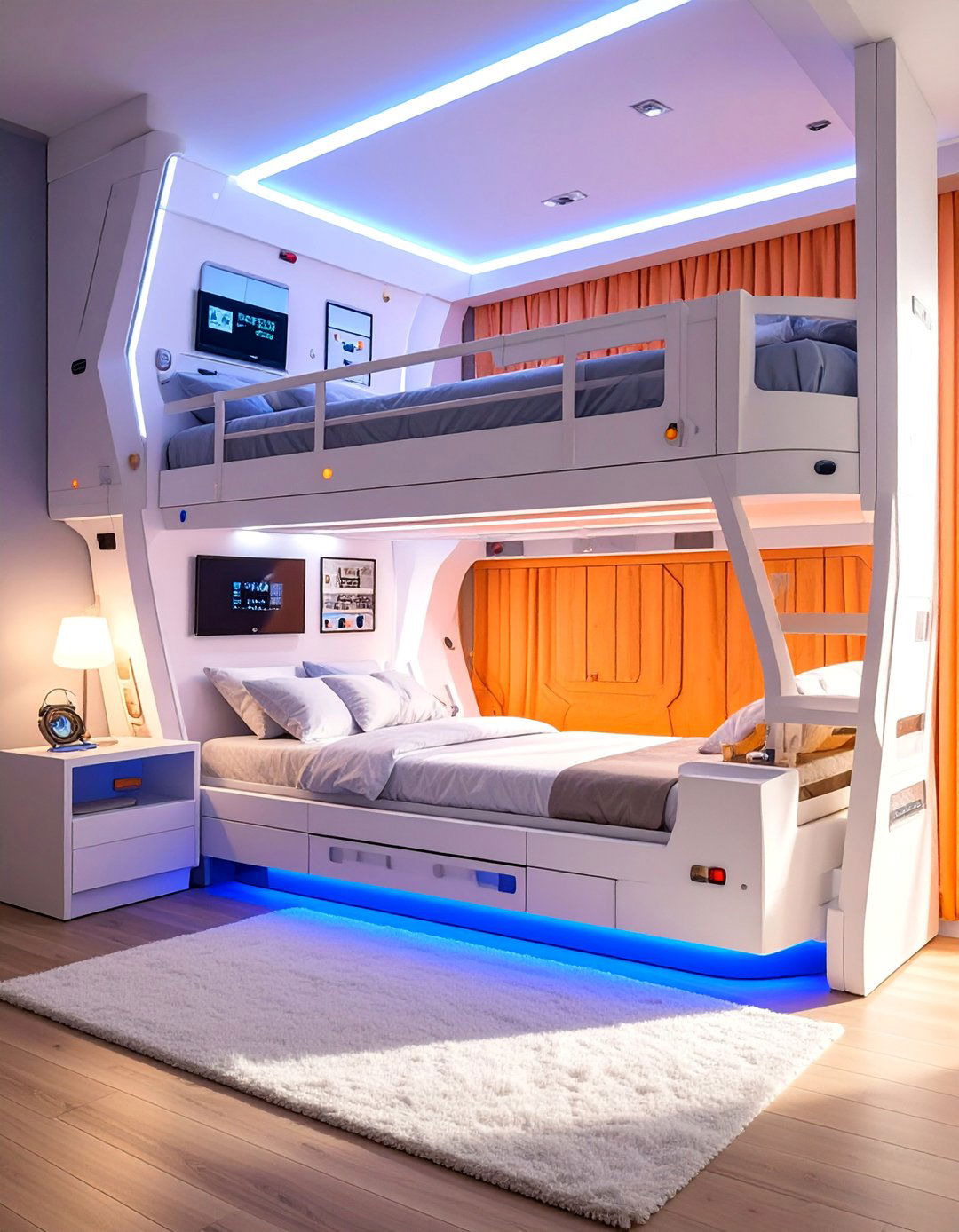 Spaceship Command Center Bed - 20 Space-themed Room Ideas for a Cosmic Bedroom