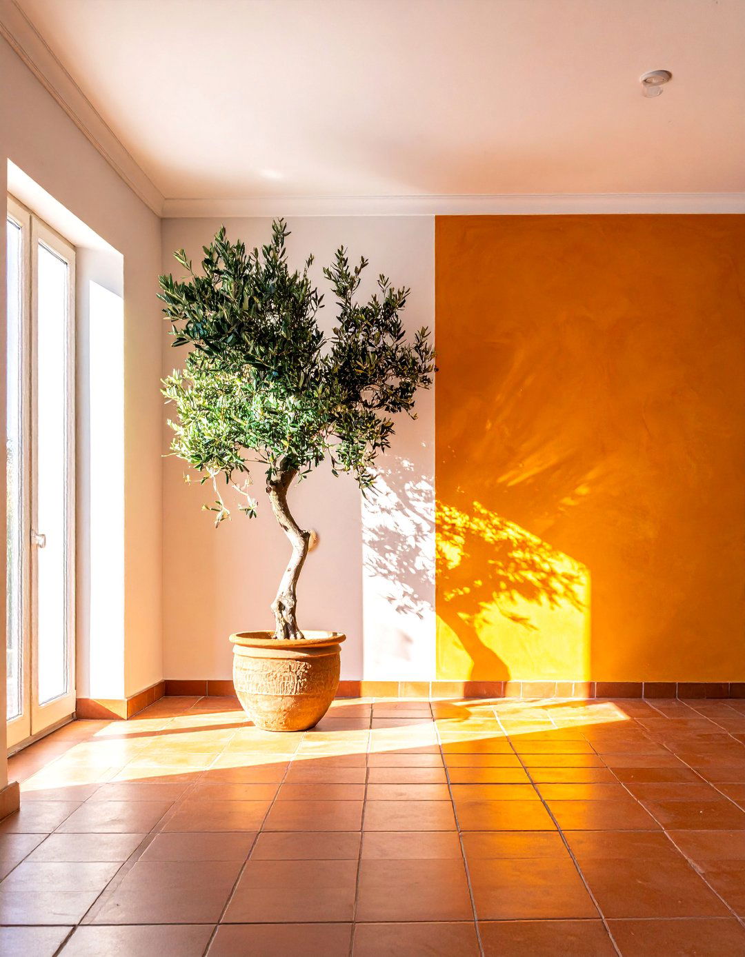 Spanish Style Living Room with Indoor Plants - 25 Spanish Style Living Room Ideas for Warmth