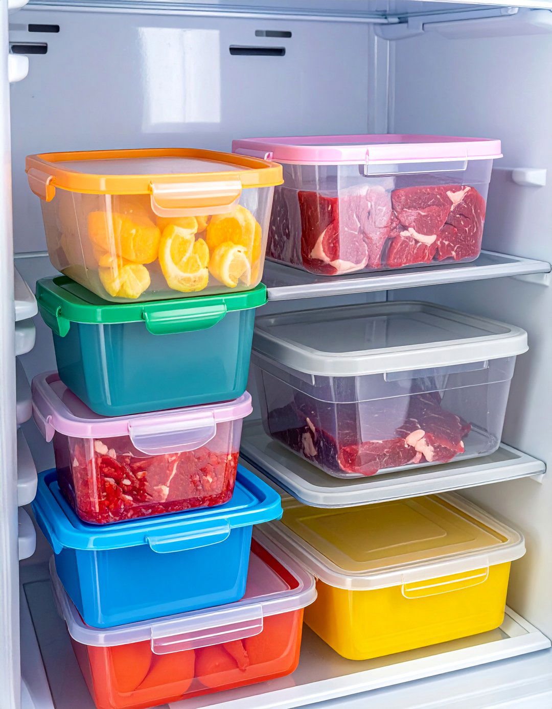 Spill Proof Meat Storage - 20 Refrigerator Organization Ideas for a Tidy Kitchen