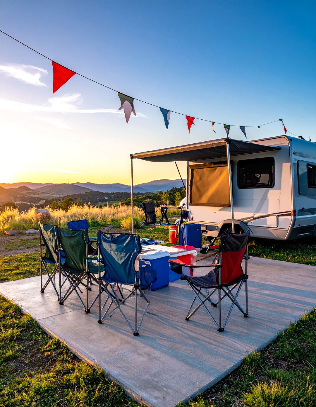 Sports Fan Stadium - 30 RV Campsite Decorating Ideas for a Cozy Outdoor Retreat