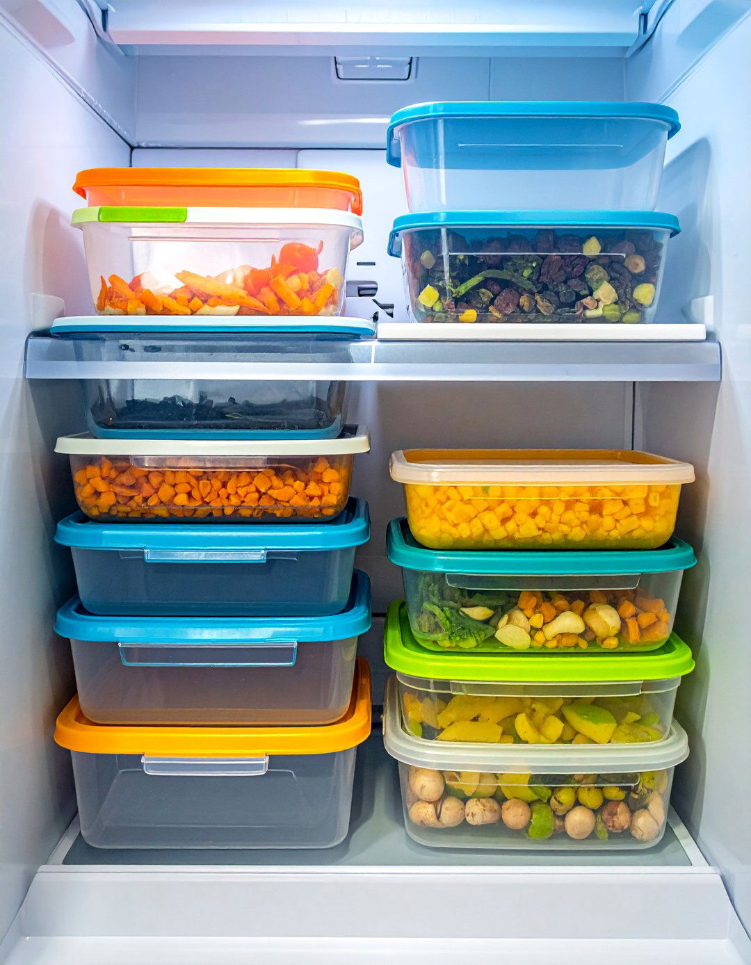 Stackable Container Systems - 20 Refrigerator Organization Ideas for a Tidy Kitchen