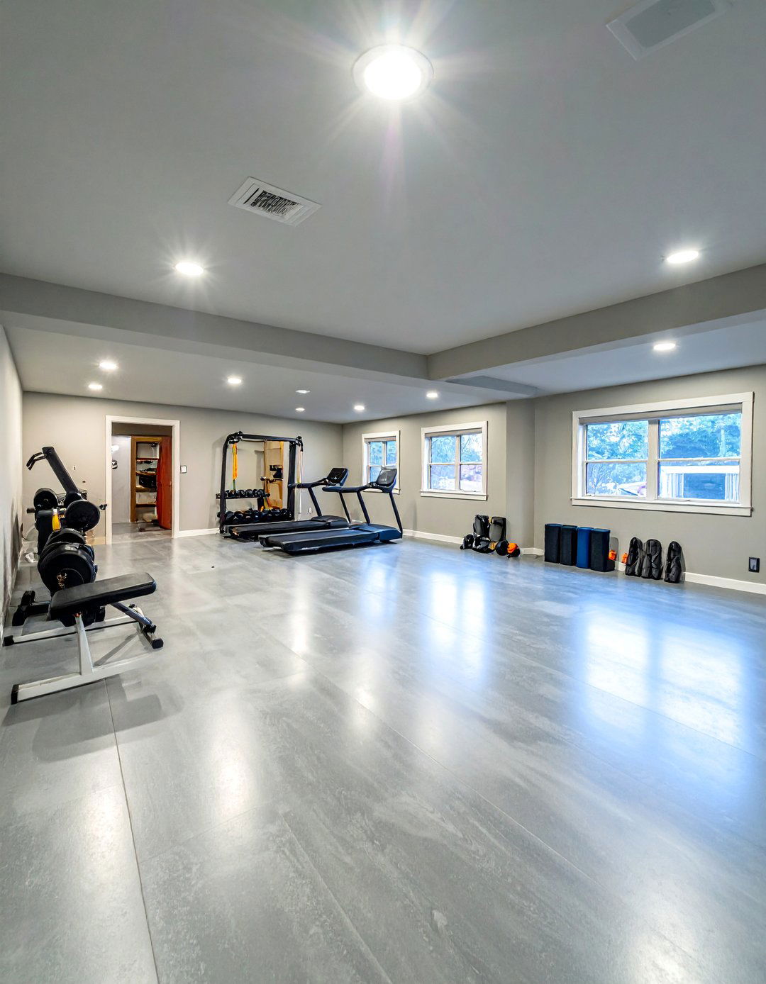 Stained and Sealed Concrete Basement Floors - 25 Stained Concrete Floors for Modern Interiors