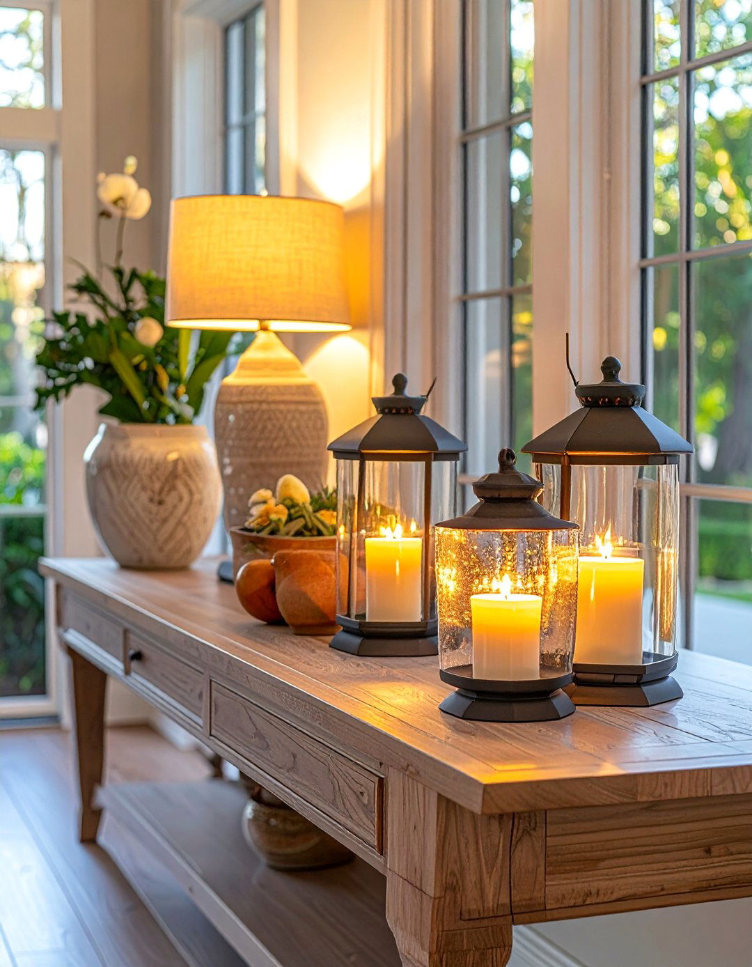 Staircase and Entryway Welcome Lighting - 15 Decorating With Candles Ideas for a Warm and Inviting Home
