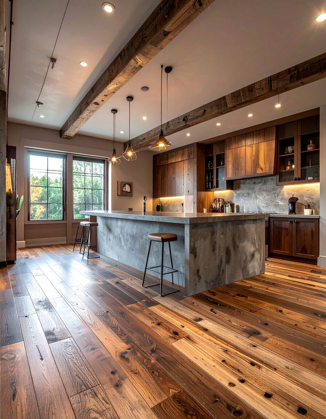 Stamped Concrete Basement Floor - 20 Concrete Basement Floor Ideas for a Modern Look