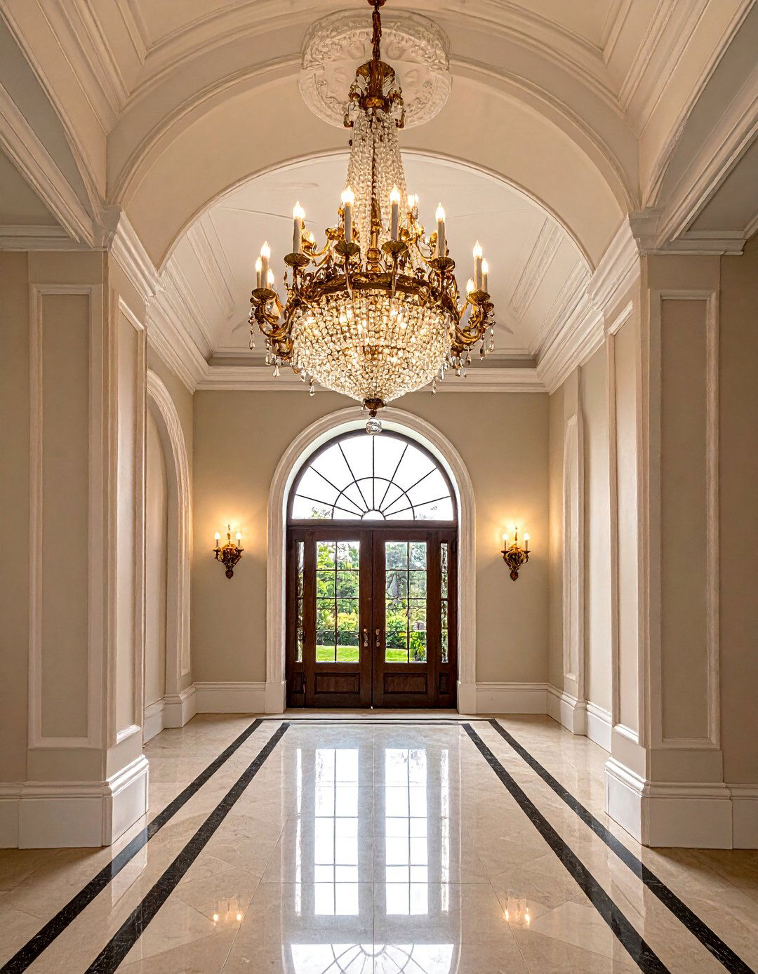 Statement Chandeliers and Wall Sconces - 30 Traditional Interior Design Ideas for Timeless Homes