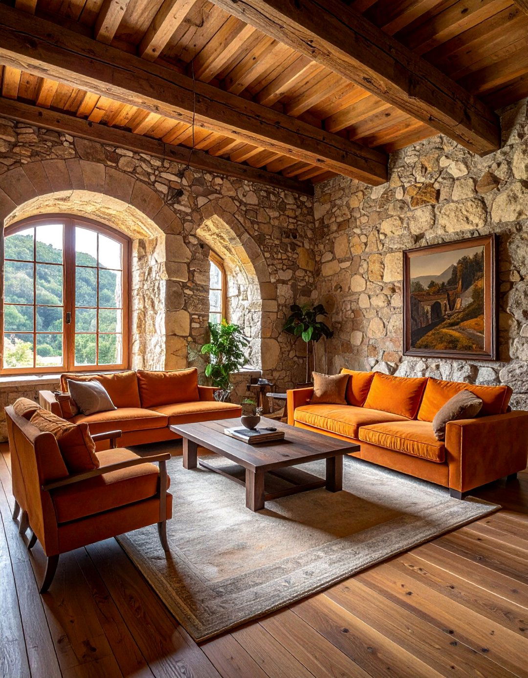 Stone Wall Construction and Textures - 20 Castle Living Room Ideas for a Royal Ambiance