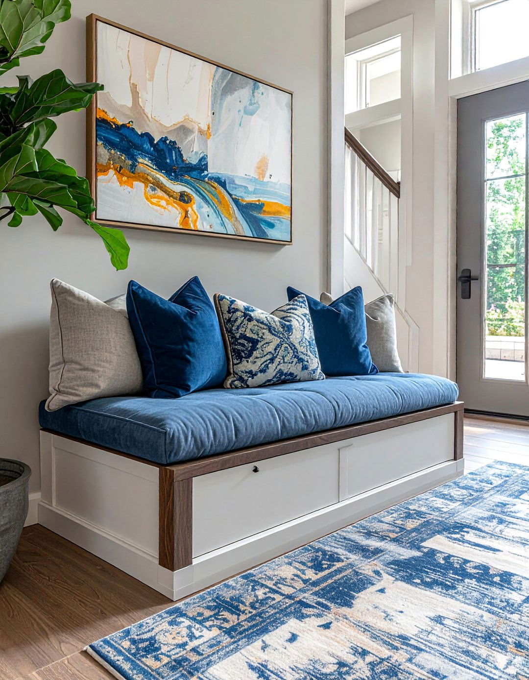 Storage Bench Seating - 50 Foyer Decor Ideas to Make a Grand First Impression