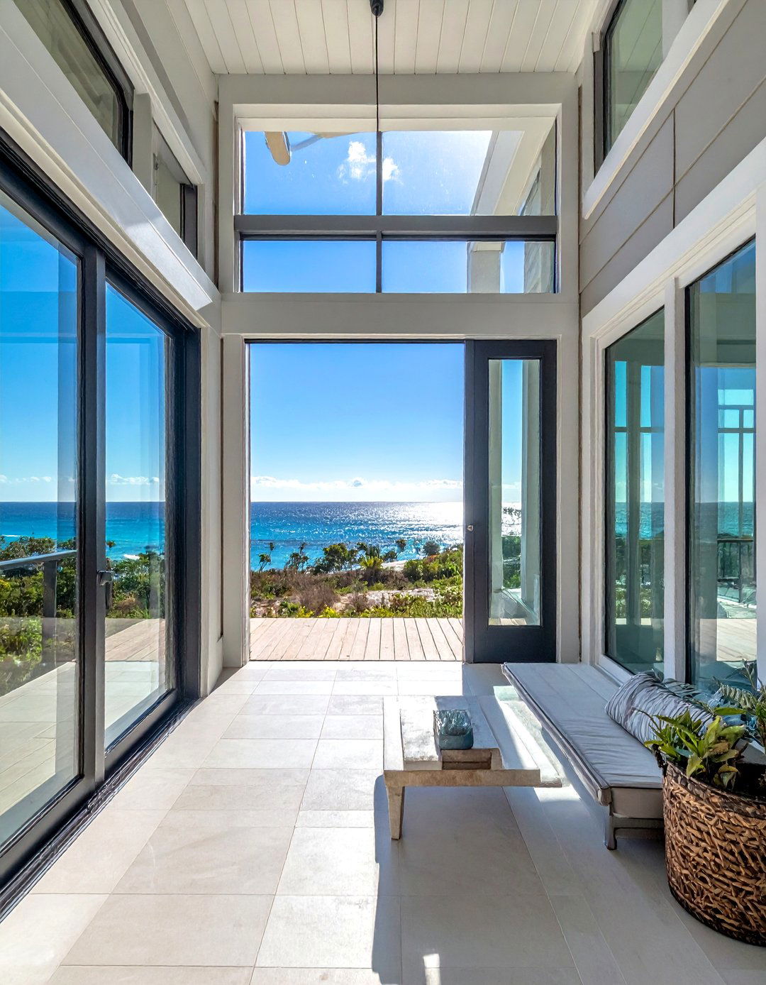 Storm Resistant Hurricane Glass - 40 Glass Porch Design Ideas to Brighten Your Home