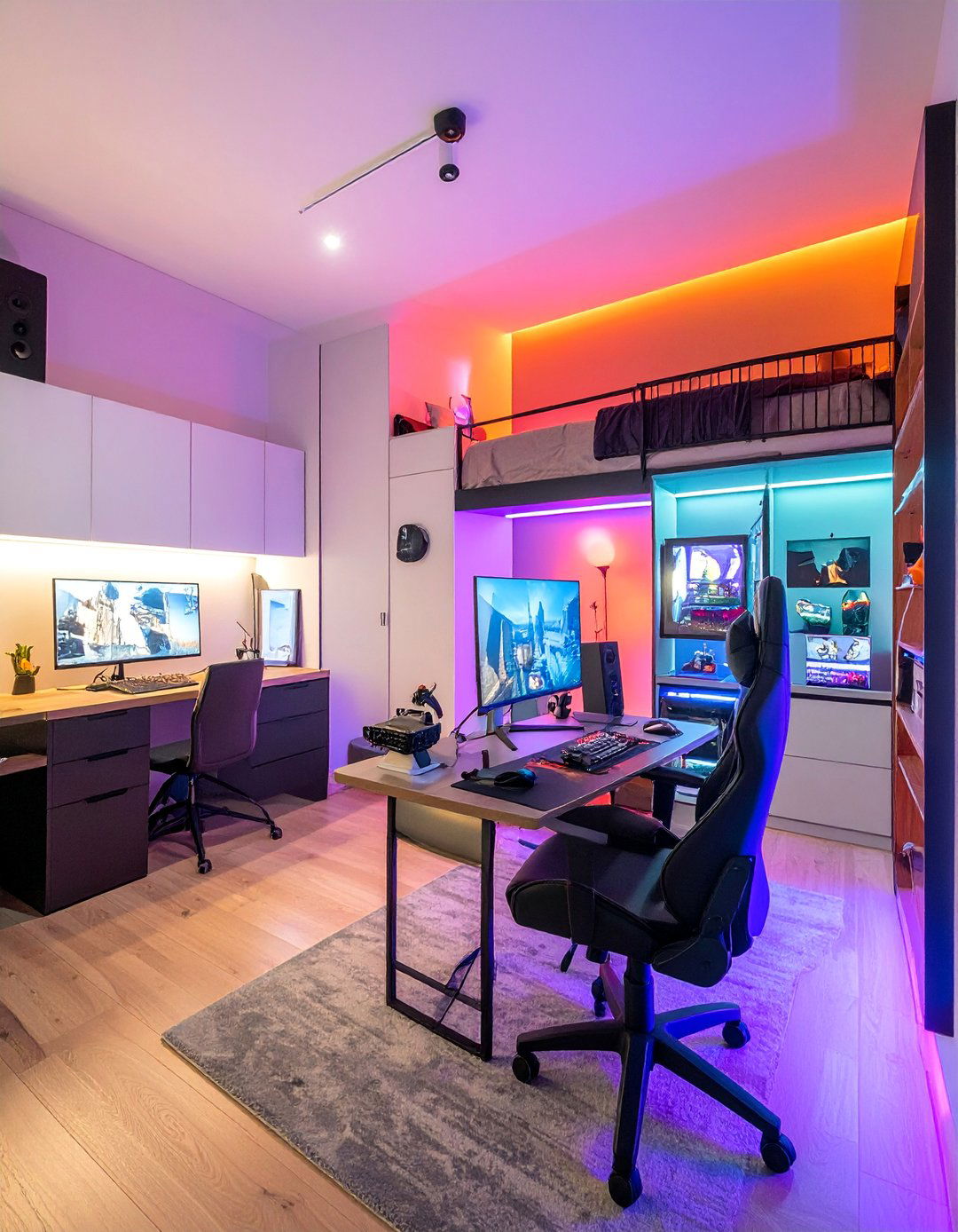 Studio Apartment Gaming Setup - 25 Small Game Room Ideas for Fun and Functionality