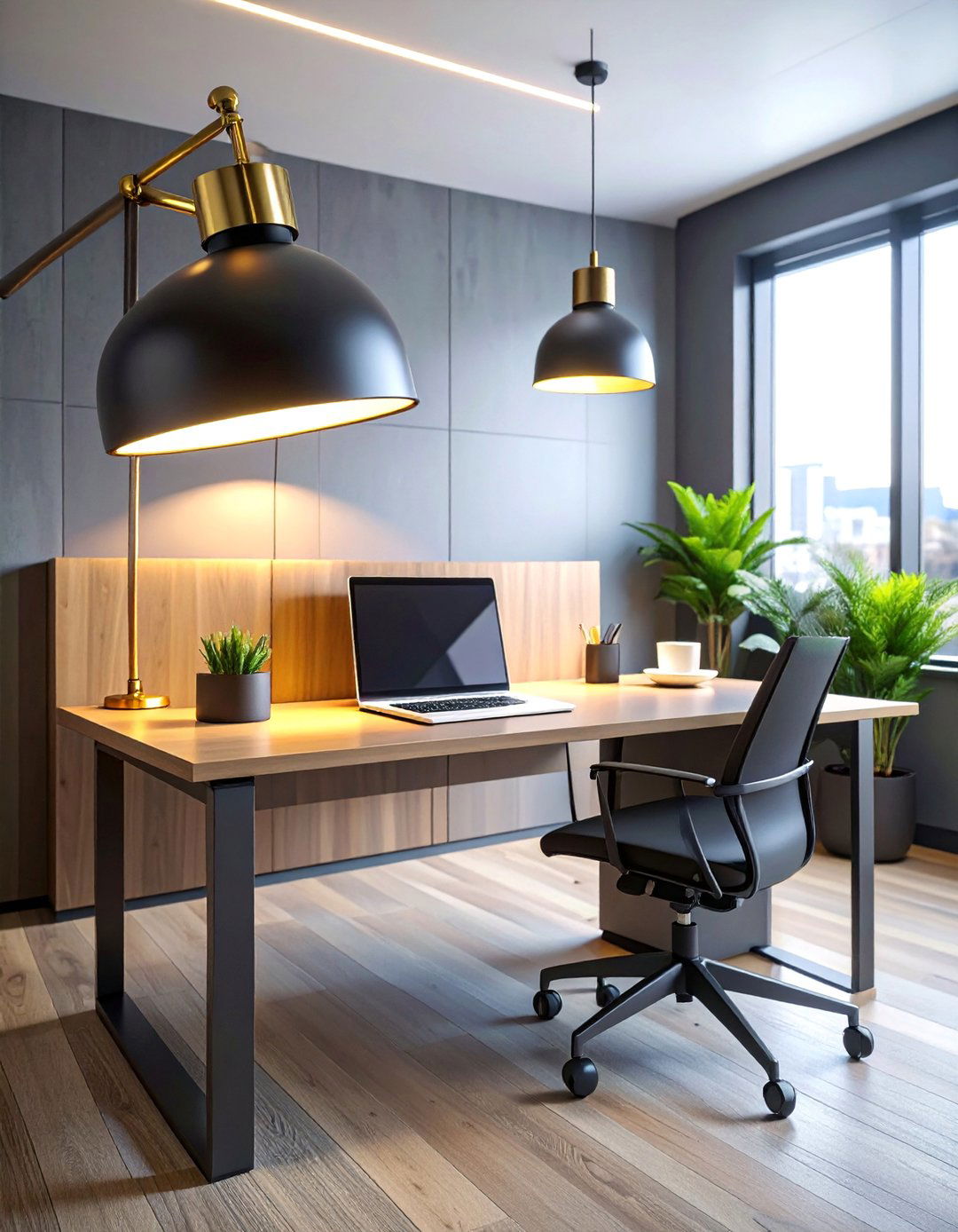 Stylish Desk Lamp - 30 Cubicle Decor Ideas to Personalize Your Workspace