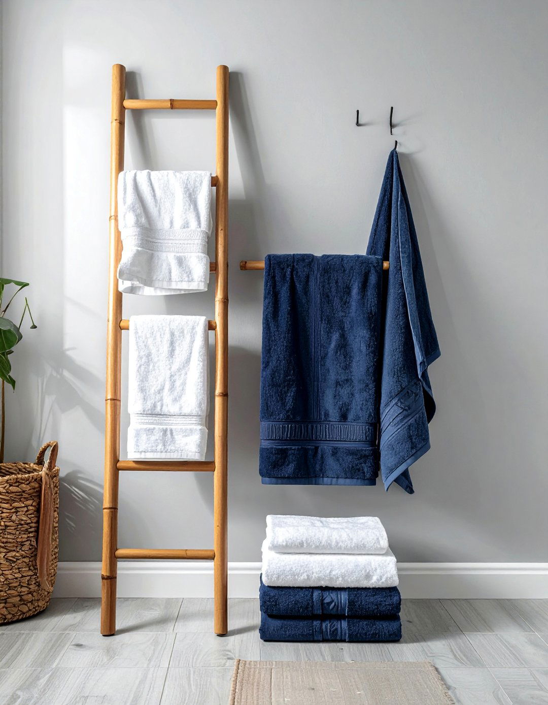 Stylish and Functional Towel Ladder