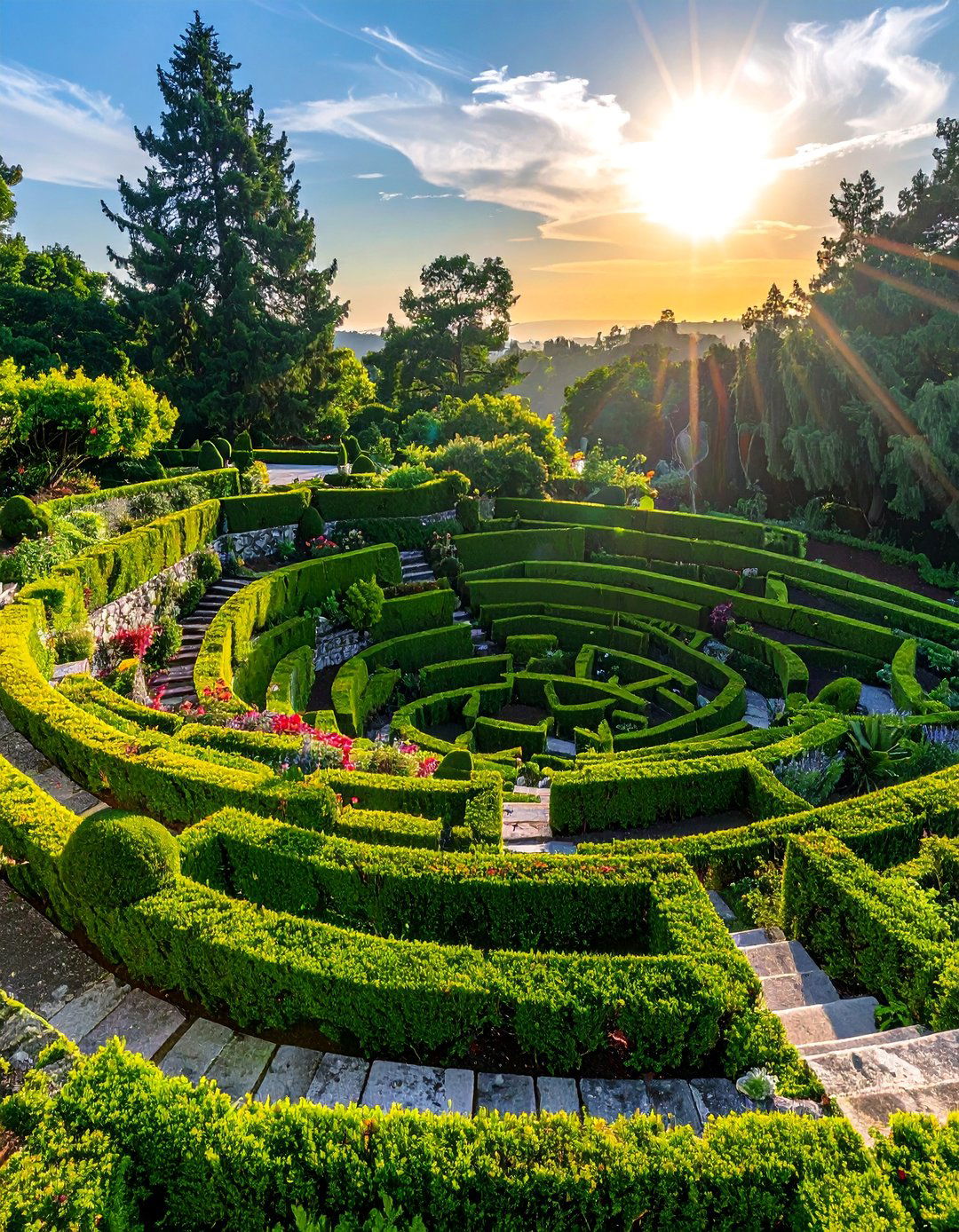 Sunken Parterre Garden - 25 Parterre Garden Ideas for Elegant Landscaping